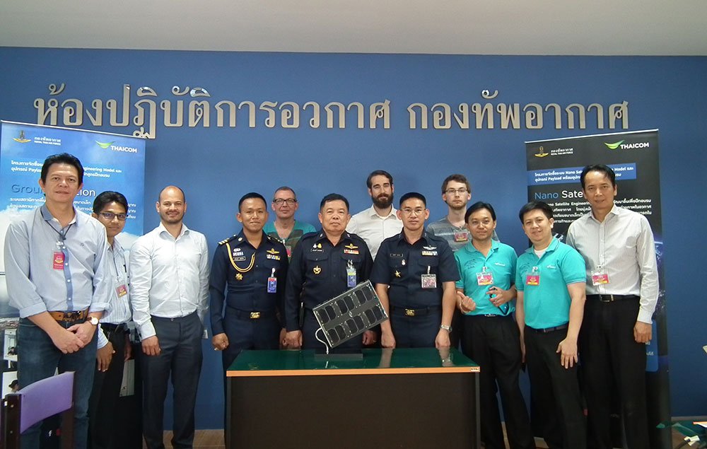 Successful delivery of 6U CubeSat and Ground Station to the Royal Thai Air Force