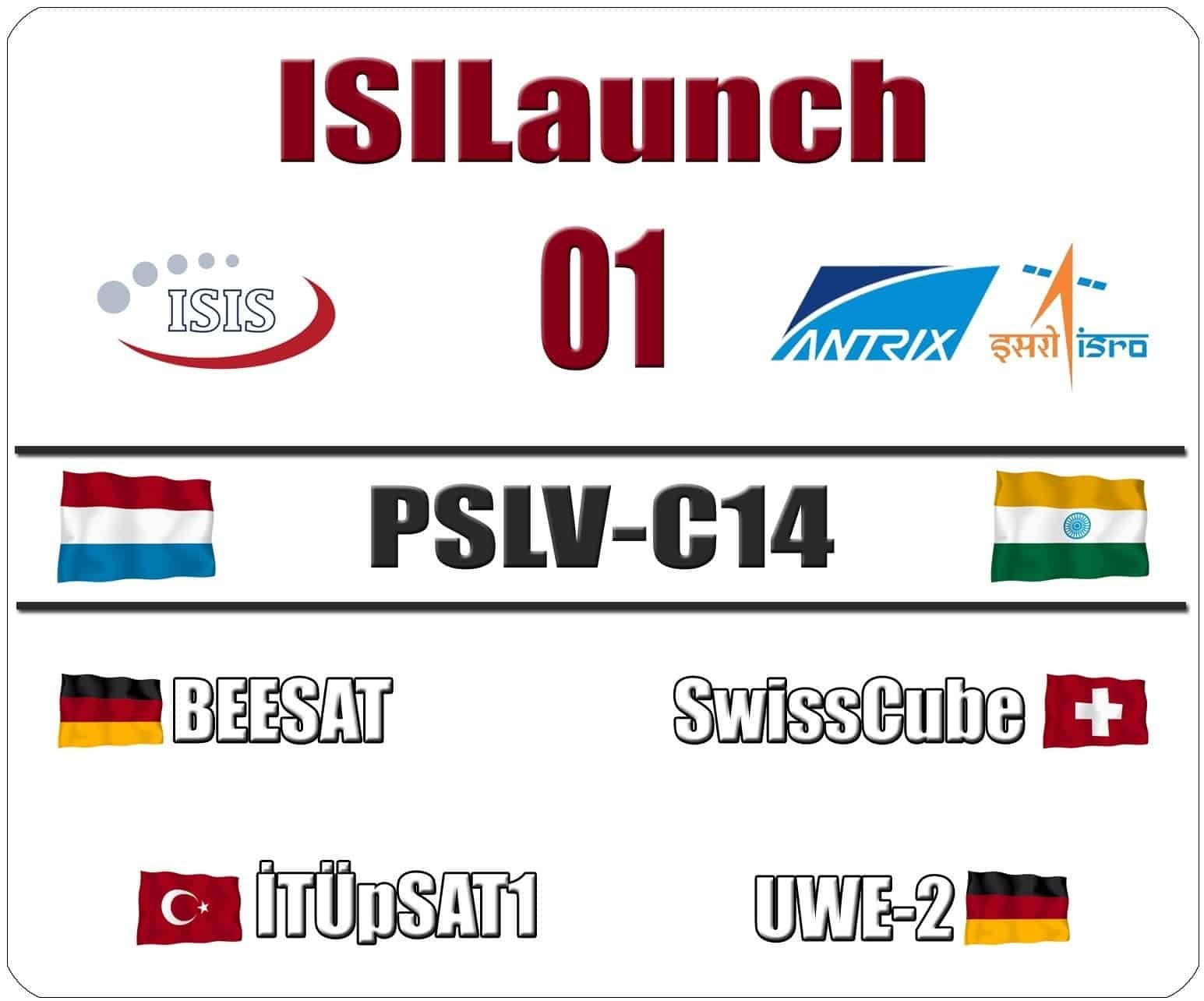 ISISPACE PSLV-C14 ISRO